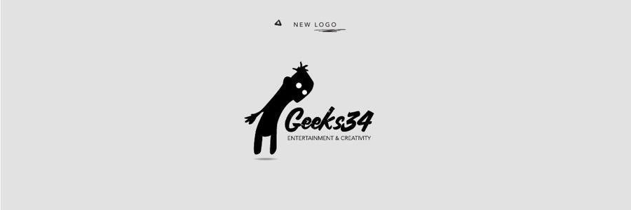 شعار Geeks34 الجديد مع شخصية الـGeek